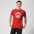 Nintendo Super Mario Mario Items Logo Men's T-Shirt - Red