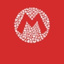 Nintendo Super Mario Mario Items Logo Men's T-Shirt - Red