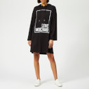 Love Moschino Women's Logo Box Sweater Dress - Black