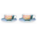 Pip Studio Tea Cups and Saucers - Floral (Set of 2)