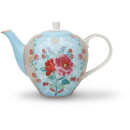 Pip Studio Rose Teapot - Blue