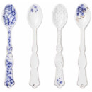 Pip Studio Pip Floral Teaspoons - White (Set of 4)