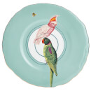 Yvonne Ellen Parrot Plate - Blue