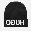 HUGO Men's Beanie Hat - Black