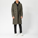 Neil Barrett Men's Double Breasted Overcoat - Multi