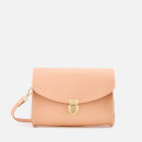 The Cambridge Satchel Company Women's Push Lock Cross Body Bag - Flax Matte Saffiano
