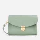 The Cambridge Satchel Company Women's Push Lock Cross Body Bag - Oasis Green Saffiano