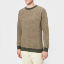 Howlin' Men's Captain Harry Trim Detail Knitted Jumper - Reflection