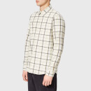 Folk Men's Storm Shirt - Ecru Multi Check