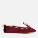 Ted Baker Women's Bhunni Velvet Slippers - Burgundy