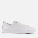 Ted Baker Women's Gielli Leather Cupsole Trainers - White
