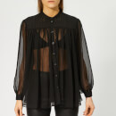 Emporio Armani Women's Sheer Blouse - Black