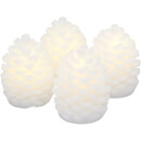 Sirius Clara Wax Light Up Pine Cone - Set of 4