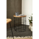 Fifty Five South Crest Round Side Table - Natural Wood
