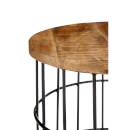 Fifty Five South Crest Round Side Table - Natural Wood
