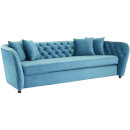 Fifty Five South Riva 3 Seat Sofa - Blue Velvet