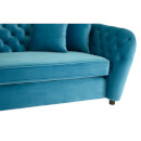 Fifty Five South Riva 3 Seat Sofa - Blue Velvet