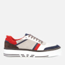 Emporio Armani Men's Zar Suede Derby Trainers - Blue/White