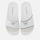 Emporio Armani Women's Slide Sandals - White/Black