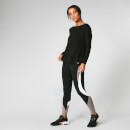 Myprotein Split Long Sleeve T-Shirt - Black - XS - Svart