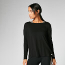 Myprotein Split Long Sleeve T-Shirt - Black - XS - Svart