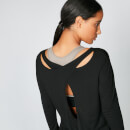 Myprotein Split Long Sleeve T-Shirt - Black - XS - Svart