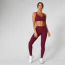 Power Legíny Do Fitka - Červené - XS - Oxblood