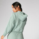 Revive Cropped Hoodie - Seafoam Marl - XS - Seafoam Marl