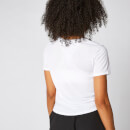 Maglia a maniche corte con nodo - Bianco - XS - Bianco