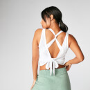 Tie-Up Vest - Hvid - XS