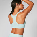 Power Mesh Sports Bra - Seafoam - XS