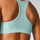 Power Mesh Sports Bra - Seafoam - XS