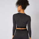 Top Corto Sin Costuras Inspire - Negro - XS