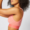 Inspire Seamless Sports Bra - Hot Coral - XS