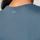 Myprotein Power Short Sleeve Crop Top - Dark Indigo - L