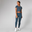 Myprotein Power Short Sleeve Crop Top - Dark Indigo - L
