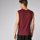 Luxe Classic Sleeveless T-Shirt - Oxblood - XS - Oxblood