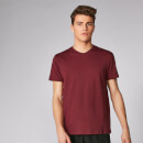Luxe Classic V-Neck T-Shirt - Oxblood - XS - Oxblood