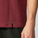 Luxe Classic V-Neck T-Shirt - Oxblood - XS - Oxblood