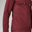 Sweat à capuche zippé Form - Oxblood - XS - Oxblood