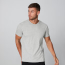 Luxe Classic V-Neck T-Shirt - Silver