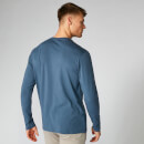 Luxe Classic Long-Sleeve Crew - Dark Indigo - XS - Dark Indigo