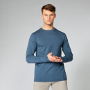 Luxe Classic Long-Sleeve Crew - Dark Indigo - XS - Dark Indigo