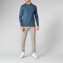 Luxe Classic Long-Sleeve Crew - Dark Indigo - XS - Dark Indigo