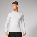 Sculpt Seamless Long Sleeve T-Shirt - Silver
