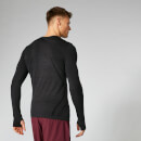 T-Shirt manches longues sans couture Sculpt - Noir - XS - Slate