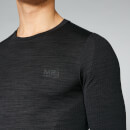 T-Shirt manches longues sans couture Sculpt - Noir - XS - Slate