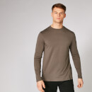 Myprotein Luxe Classic Long Sleeve Crew - Driftwood - XXL