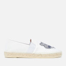 KENZO Women's Elastic Tiger Espadrilles - White