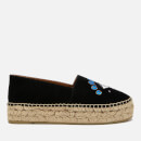 KENZO Women's Eye Espadrilles - Black